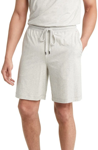 Shop Daniel Buchler Knit Pajama Shorts In Grey