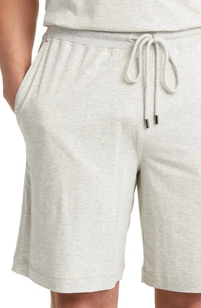 Shop Daniel Buchler Knit Pajama Shorts In Grey