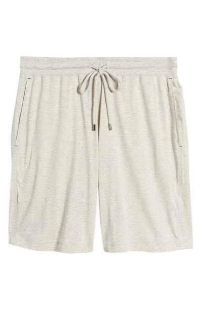 Shop Daniel Buchler Knit Pajama Shorts In Grey