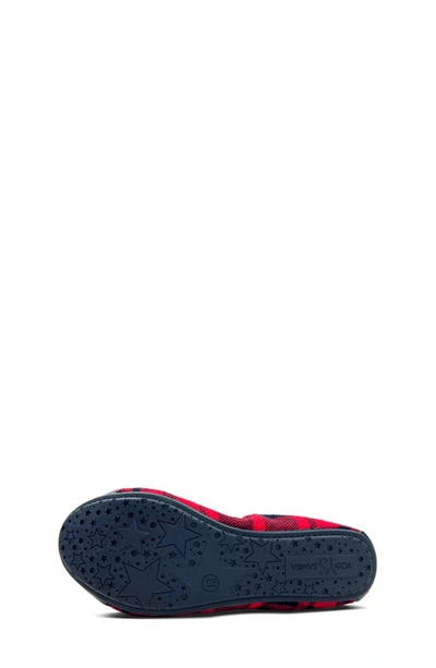 Shop Yosi Samra Kids' Miss Samantha Cap Toe Ballet Flat In Red Plaid