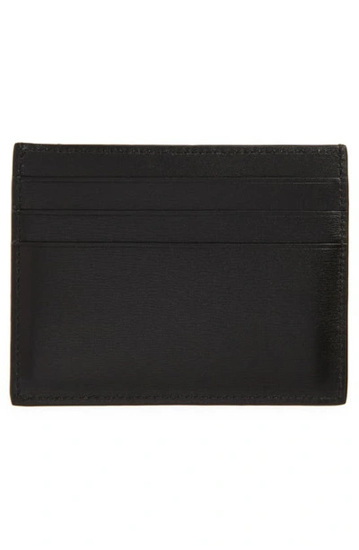 Ferragamo Classic Leather Card Case In Nero