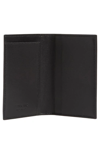 Shop Ferragamo Classic Leather Passport Wallet In Nero