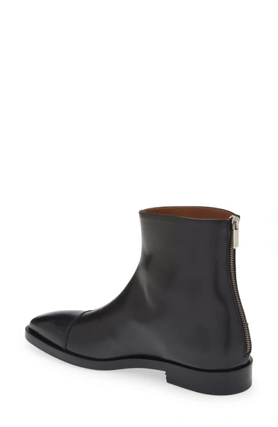 Shop Armando Cabral Cufar Cap Toe Zip Boot In Noir