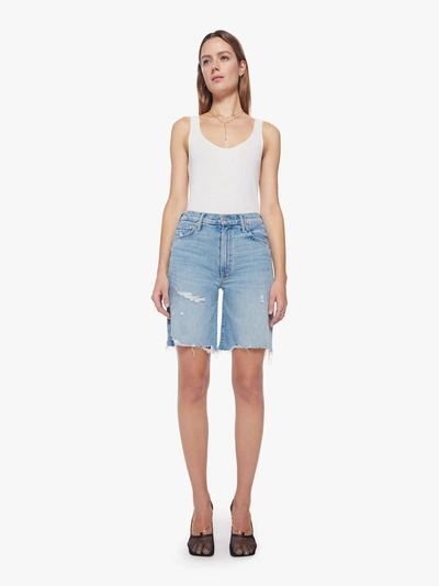 Shop Mother The Undercover Shorts Fray Gtfo (also In 24,25,26,27,28) In Blue