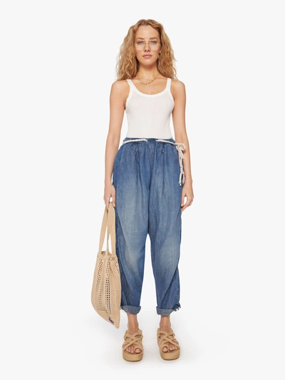 Shop Dr. Collectors P61 Chino Denim Sun Faded Pants (also In Xs, S,l) In Blue