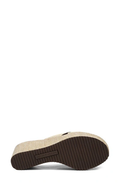 Shop Donald Pliner Ideal Platform Wedge Sandal In Dark Brown