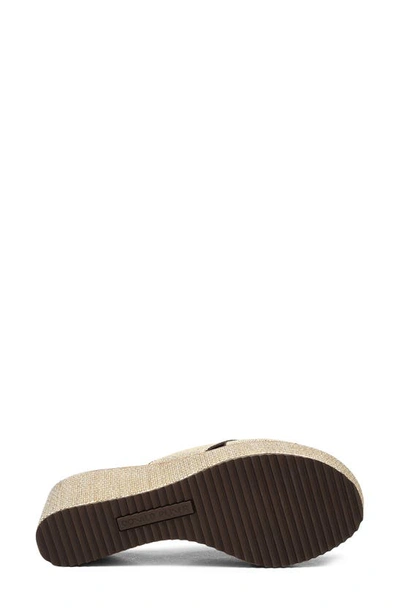 Donald Pliner Ideal Platform Wedge Sandal In Dark Brown