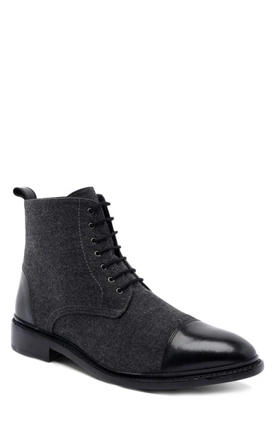 Shop Anthony Veer Monroe Wool Boot In Grey