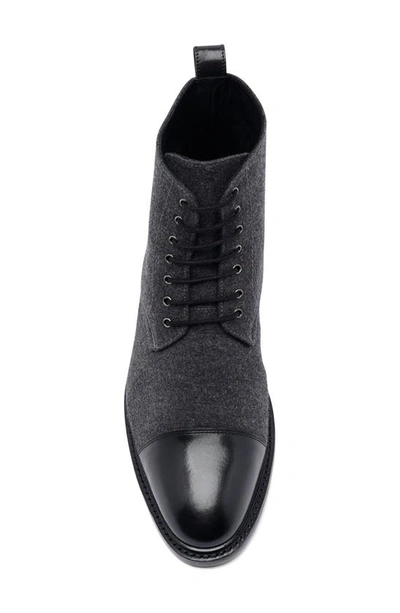 Anthony Veer Monroe Cap Toe Boot In Grey