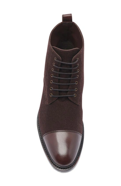 Anthony Veer Monroe Cap Toe Boot In Brown