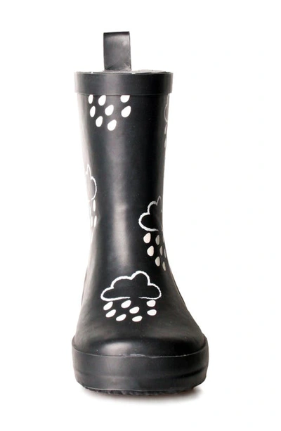 Nomad Kids' Color Changing Rain Boot In Black Clouds