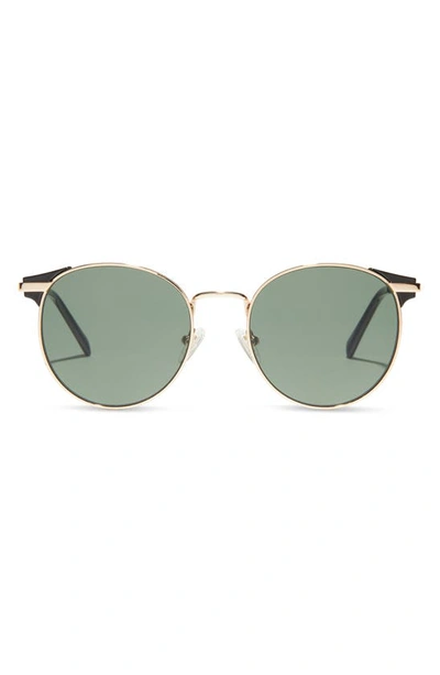 Shop Diff 53mm Round Sunglasses In Gold