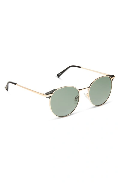 Shop Diff 53mm Round Sunglasses In Gold