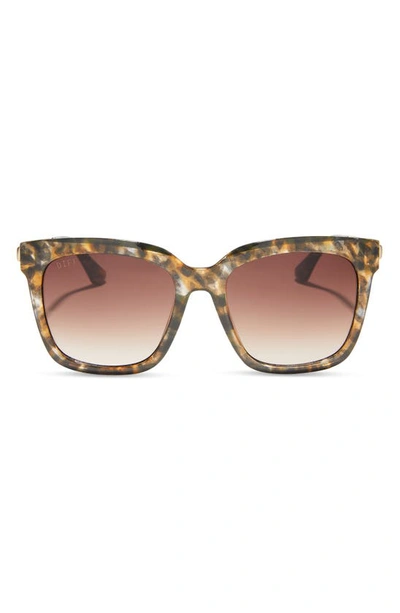 Shop Diff 54mm Hailey Sunglasses In Tortoise