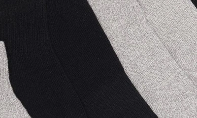 Shop Nordstrom 5-pack Ankle Socks In Light Heather Grey -black