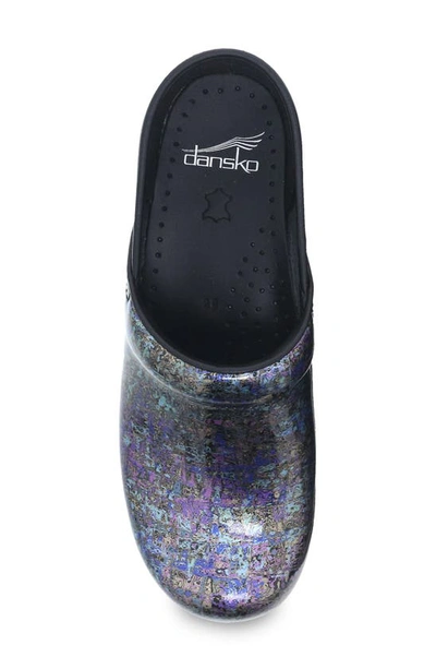 Shop Dansko Professional Clog In Metallic Ink