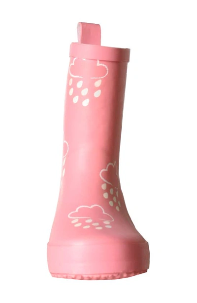Nomad Kids' Color Changing Rain Boot In Pink Clouds
