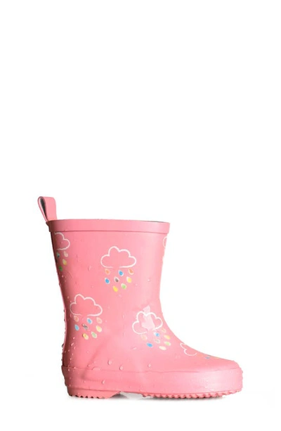 Nomad Kids' Color Changing Rain Boot In Pink Clouds
