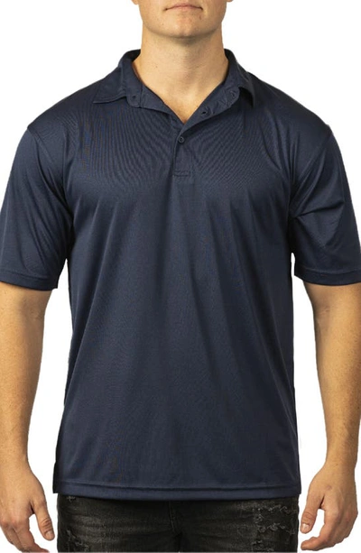 Shop Burnside Burn Golf Polo In Navy