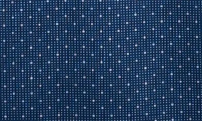 Burnside Burn Golf Polo In Navy Dot