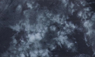Burnside Burn Golf Polo In Navy Tie Dye