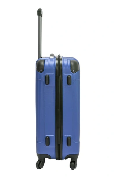 Shop Kenneth Cole Out Of Bounds Hardshell 24" Four-wheel Spinner Suitcase In Cobalt