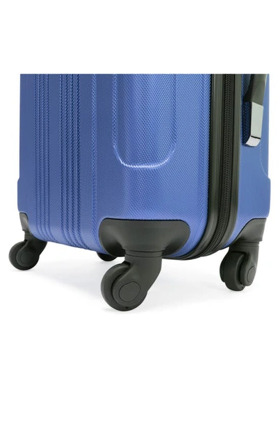 Shop Kenneth Cole Out Of Bounds Hardshell 24" Four-wheel Spinner Suitcase In Cobalt