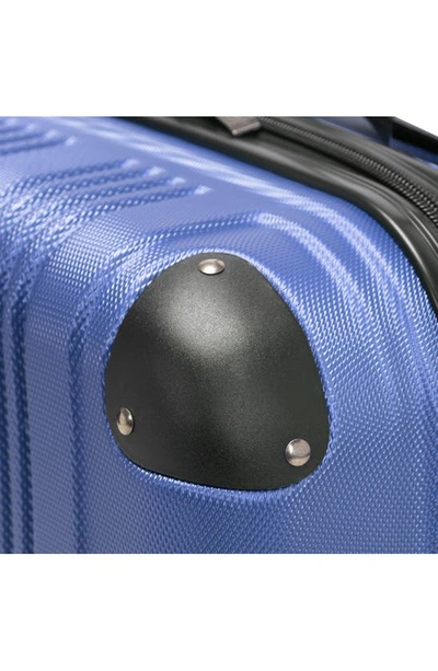 Shop Kenneth Cole Out Of Bounds Hardshell 24" Four-wheel Spinner Suitcase In Cobalt