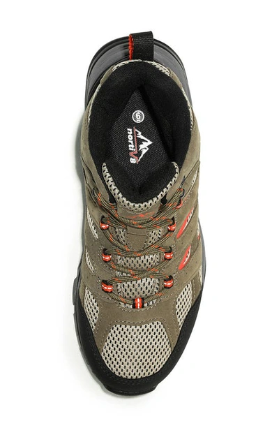 Nortiv8 Waterproof Hiking Boot In Brown/ Orange