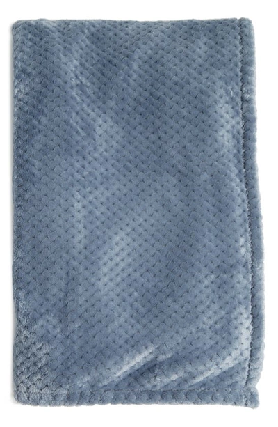 Shop Northpoint Jacquard Throw Blanket In Chambray