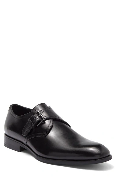 Shop Vittorio Russo Cameron Monk Shoe In Vit Val Black