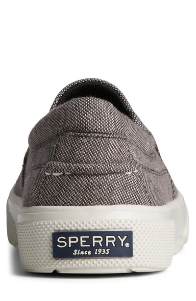 Shop Sperry Halyard Plushstep Slip-on Sneaker (men). In Black