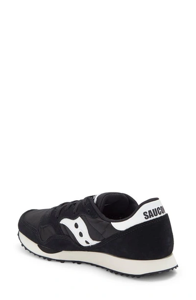 Shop Saucony Dxn Trainer Sneaker In Black/ White