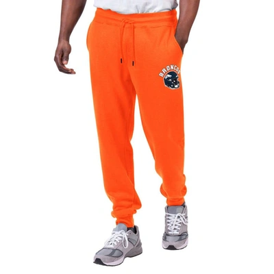 Shop G-iii Sports By Carl Banks Orange Denver Broncos Jogger Pants