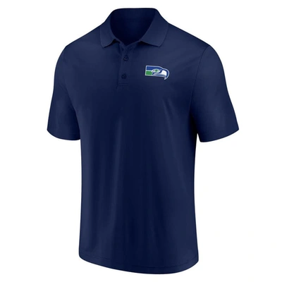 Shop Fanatics Branded College Navy Seattle Seahawks Component Polo