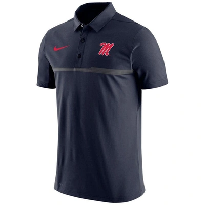 Shop Nike Navy Ole Miss Rebels Coaches Performance Polo