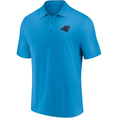 Shop Fanatics Branded Blue Carolina Panthers Component Polo
