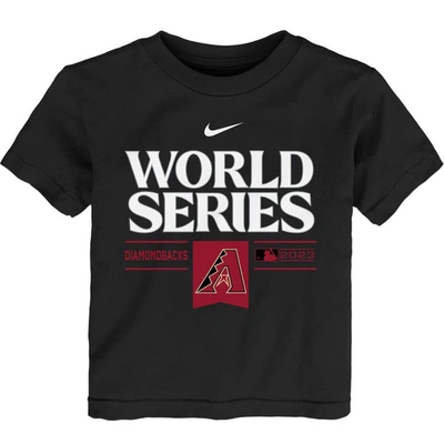 Shop Nike Toddler   Black Arizona Diamondbacks 2023 World Series Authentic Collection T-shirt