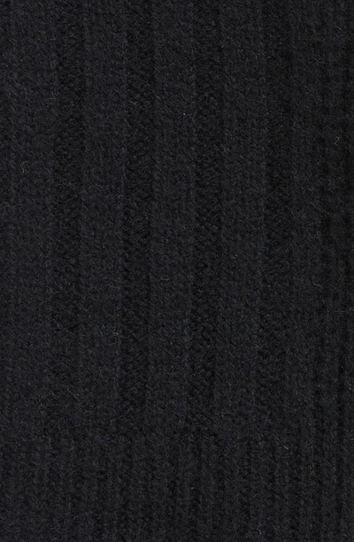 Shop Nordstrom Wool & Cashmere Blend Fingerless Gloves In Black Rock