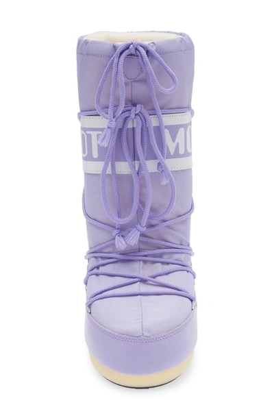 Shop Moon Boot Kids' Icon Water Repellent ® In Lilac