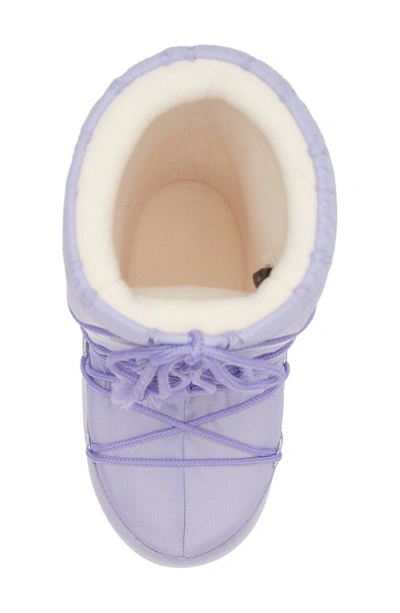 Shop Moon Boot Kids' Icon Water Repellent ® In Lilac