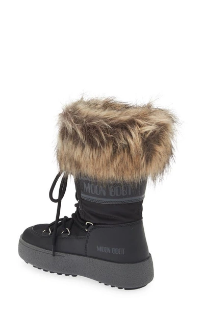 Moon Boot Jtrack Monaco Water Repellent Winter Boot In Black