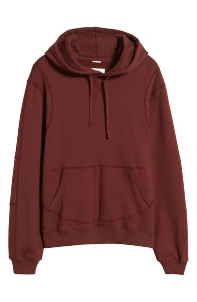Shop Reigning Champ Midweight Fleece Pullover Hoodie In Crimson