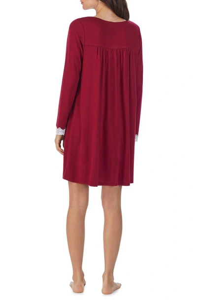 Eileen West Women's Sweater-knit Ballet Nightgown In Berry