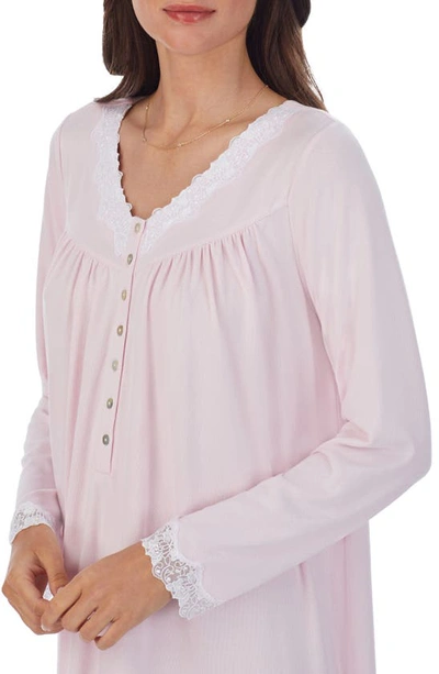 Eileen West Long Sleeve Ballet Nightgown In Pink