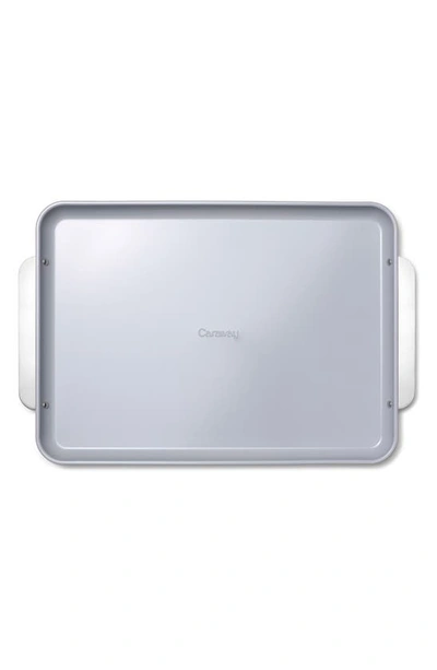 Shop Caraway Nonstick Ceramic Large Baking Sheet In Cream