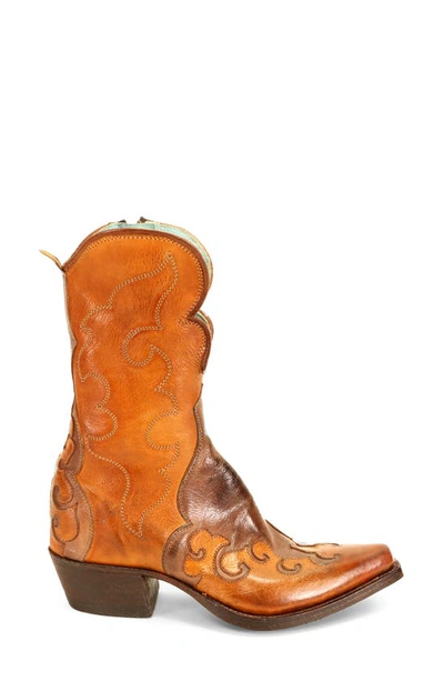 Bed Stu Deuce Cowboy Boot In Pecan Almond Rustic