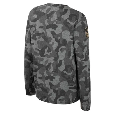 Shop Colosseum Youth  Camo Virginia Tech Hokies Oht Military Appreciation Dark Star Long Sleeve T-shirt