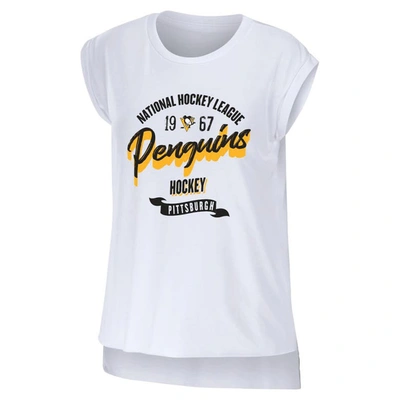 Shop Wear By Erin Andrews White Pittsburgh Penguins Domestic Tank Top
