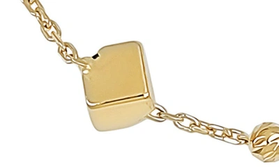 Shop Bony Levy Blg 14k Gold Geometric Station Bracelet In 14k Yellow Gold